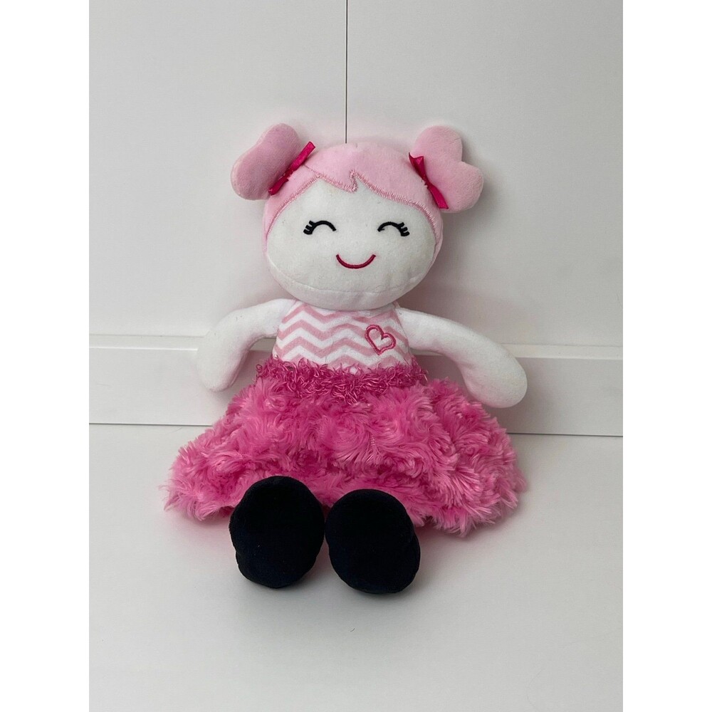 Baby Starters Marisa Plush Pink Hair Girl Baby Doll Lovey